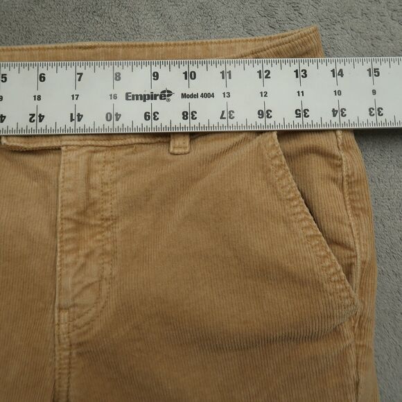 American Eagle Jeans Women's Size 2R Tan High-Rise Corduroy Kick Boot 31" Inseam - Picture 3 of 16
